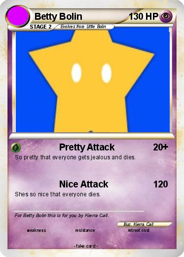 Pokemon Betty Bolin