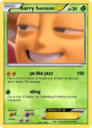 Pokemon barry benson