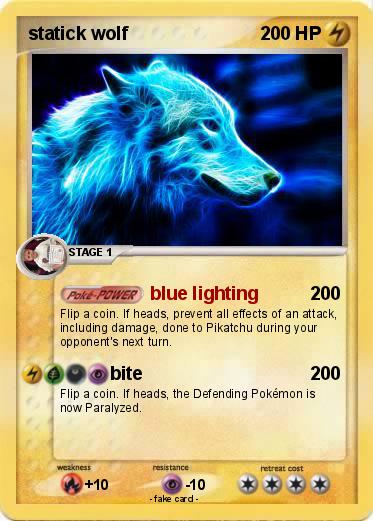 Pokemon statick wolf