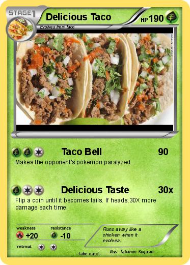 Pokemon Delicious Taco