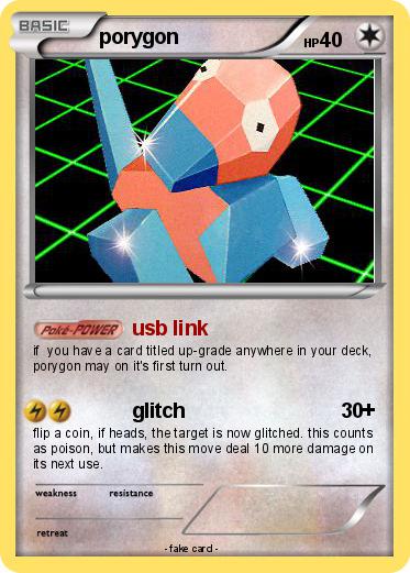 Pokemon porygon