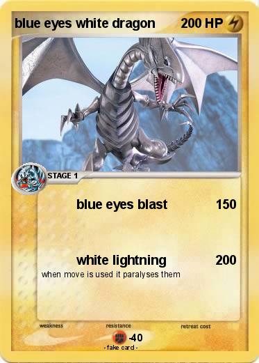 Pokemon blue eyes white dragon