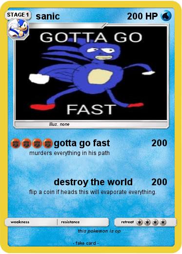 Pokemon sanic