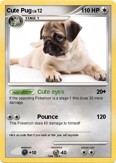 Pokemon Cute Pug