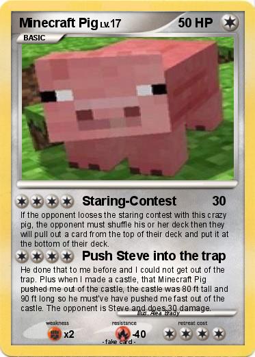 Pokemon Minecraft Pig