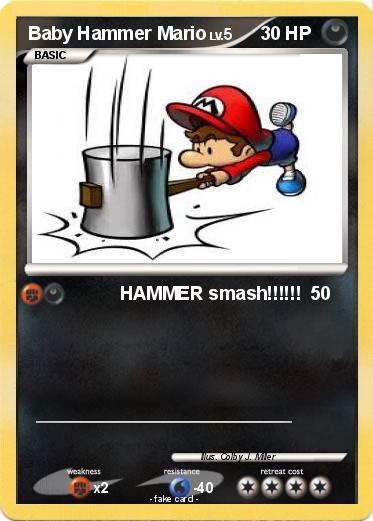 Pokemon Baby Hammer Mario