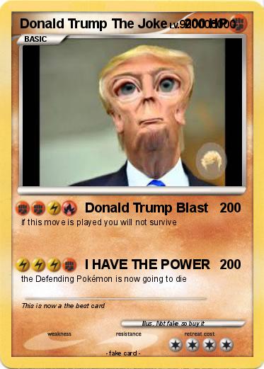 Pokemon Donald Trump The Joke