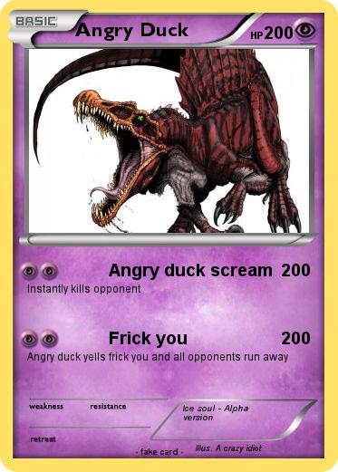 Pokemon Angry Duck