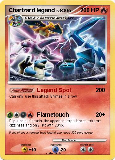 Pokemon Charizard legand