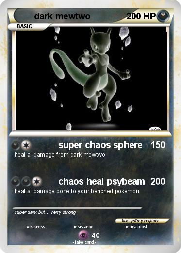 Pokemon dark mewtwo
