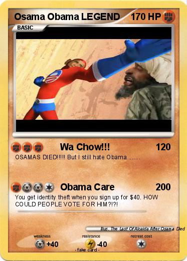 Pokemon Osama Obama LEGEND