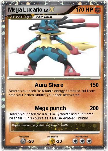 Pokemon Mega Lucario