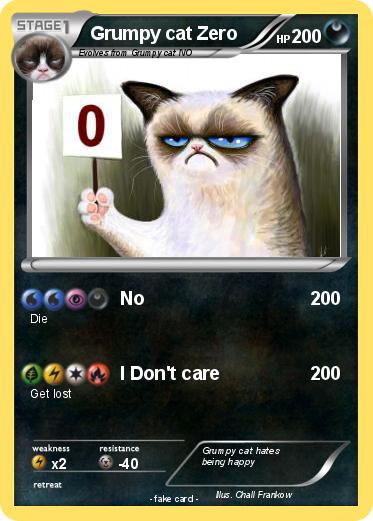 Pokemon Grumpy cat Zero