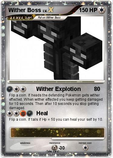 Pokemon Wither Boss