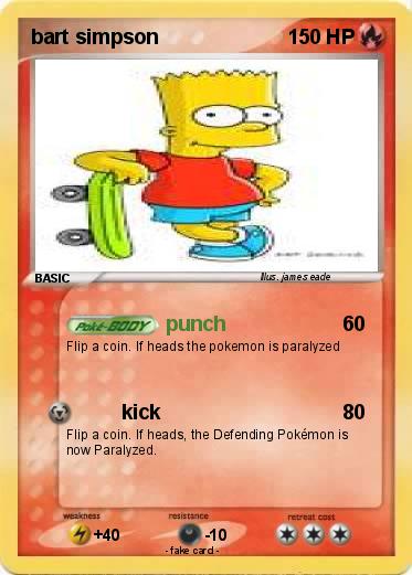 Pokemon bart simpson