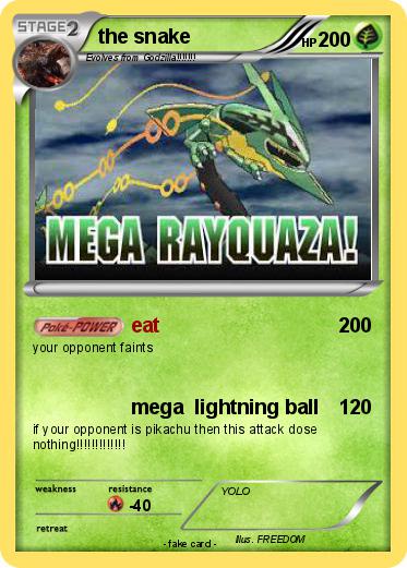 Pokemon the snake