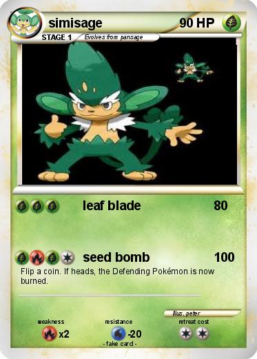 Pokemon simisage
