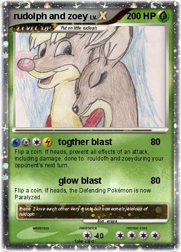 Pokemon rudolph and zoey