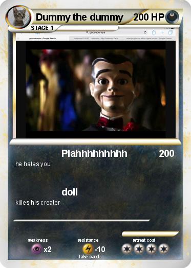 Pokemon Dummy the dummy