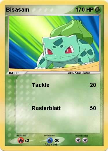 Pokemon Bisasam