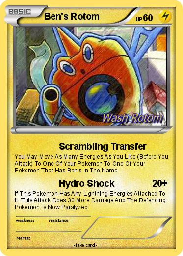 Pokemon Ben's Rotom
