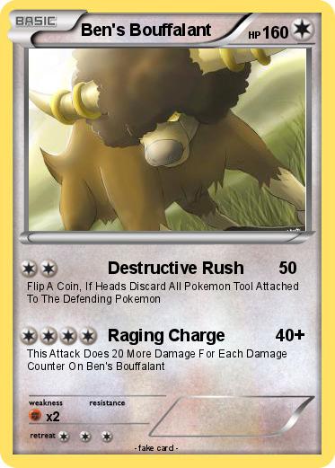Pokemon Ben's Bouffalant