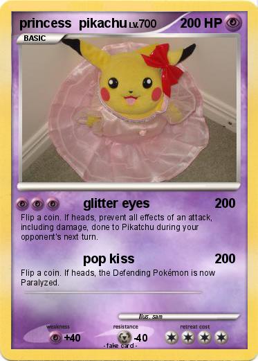 Pokemon princess  pikachu