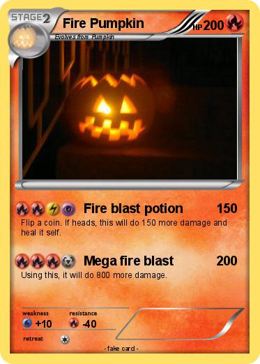 Pokemon Fire Pumpkin