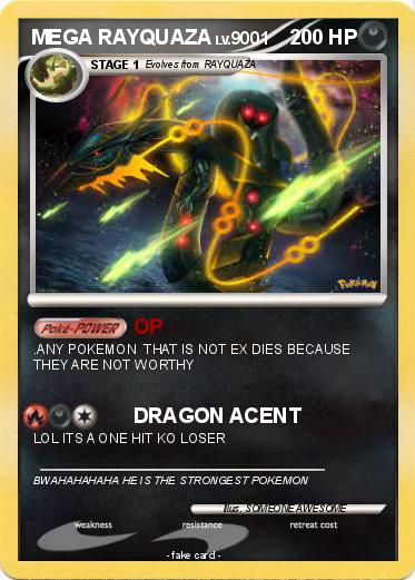 Pokemon MEGA RAYQUAZA