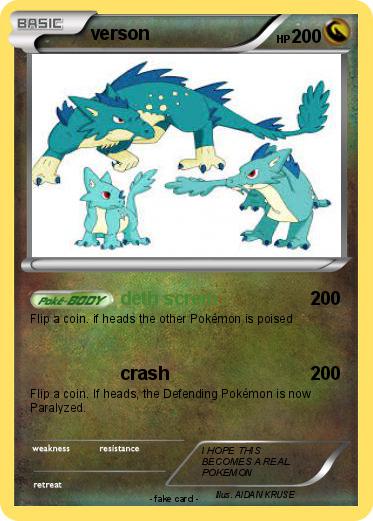 Pokemon verson
