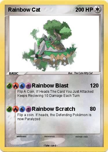 Pokemon Rainbow Cat