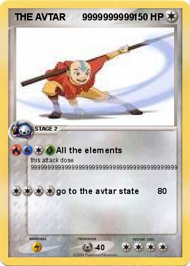 Pokemon THE AVTAR      9999999999