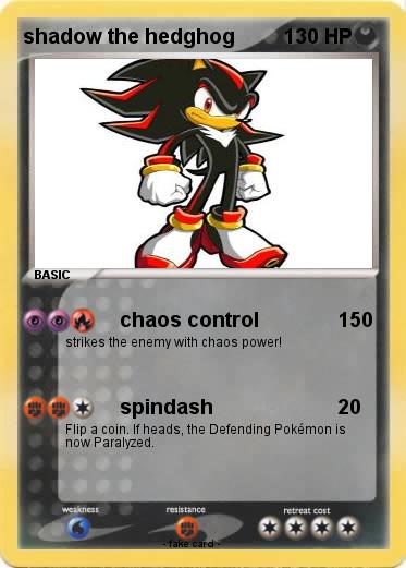 Pokemon shadow the hedghog