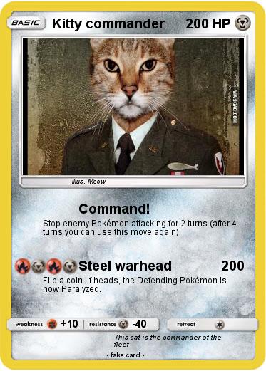 Pokemon Kitty commander