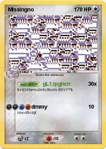 Pokemon Missingno
