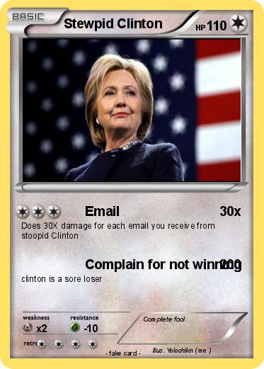 Pokemon Stewpid Clinton