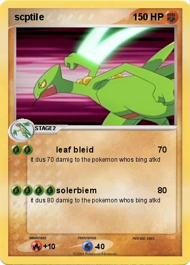 Pokemon scptile