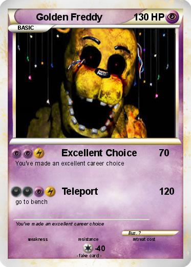 Pokemon Golden Freddy