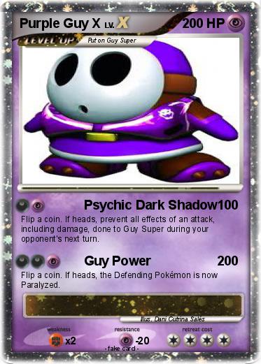 Pokemon Purple Guy X