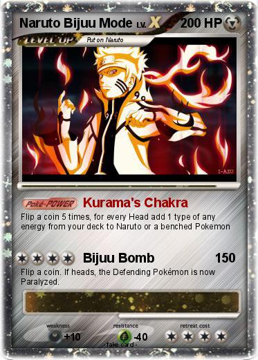 Pokemon Naruto Bijuu Mode