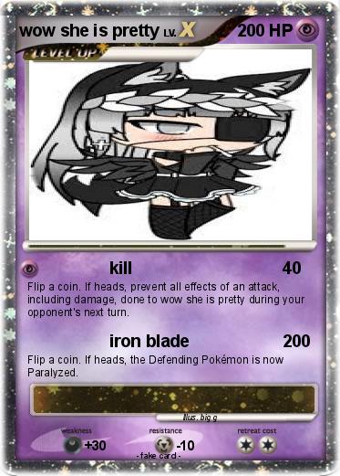 Pokemon wow she is pretty