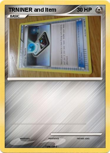 Pokemon TRNINER and Item