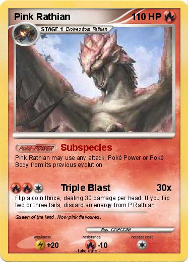 Pokemon Pink Rathian