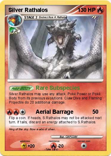 Pokemon Silver Rathalos