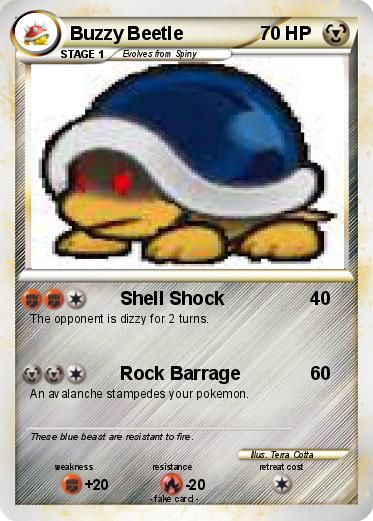 Pokemon Buzzy Beetle