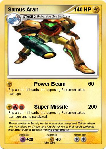 Pokemon Samus Aran