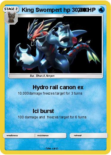 Pokemon King Swompert hp 30,000