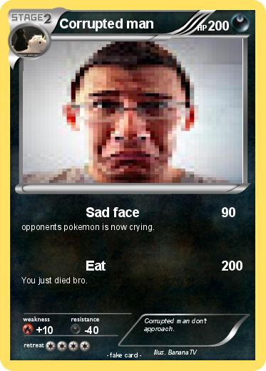 Pokemon Corrupted man