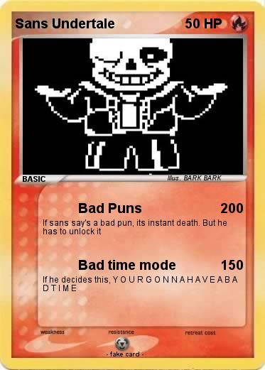 Pokemon Sans Undertale