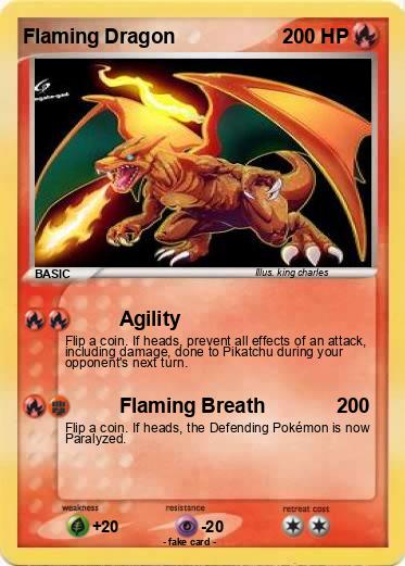 Pokemon Flaming Dragon